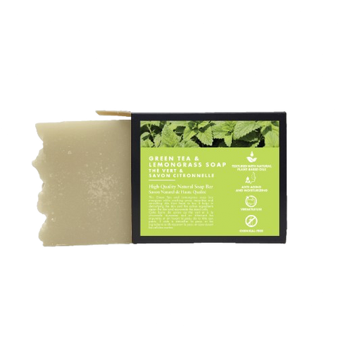 Green Tea & Lemongrass All Natural Soap